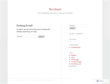 Tablet Screenshot of lilybeaul.wordpress.com