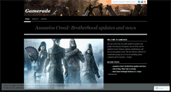 Desktop Screenshot of gamerade.wordpress.com