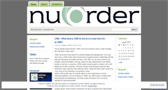 Desktop Screenshot of nuorder.wordpress.com