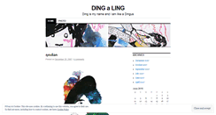 Desktop Screenshot of dingonlife.wordpress.com