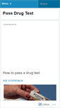 Mobile Screenshot of aboutpassdrugtest.wordpress.com