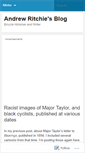 Mobile Screenshot of andrewritchie.wordpress.com