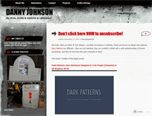 Tablet Screenshot of dannydisco.wordpress.com