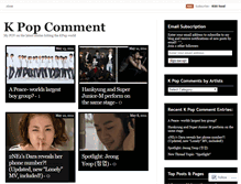 Tablet Screenshot of kpopcomment.wordpress.com