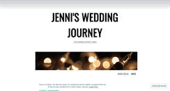 Desktop Screenshot of jenniswedding.wordpress.com