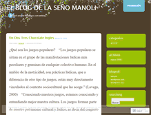 Tablet Screenshot of mmanoli.wordpress.com