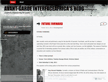 Tablet Screenshot of interfaceafrica.wordpress.com