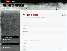 Tablet Screenshot of mainifermecate.wordpress.com