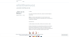 Desktop Screenshot of elizithamuoz.wordpress.com