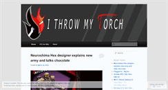 Desktop Screenshot of ithrowmytorch.wordpress.com