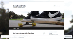 Desktop Screenshot of longboardtribe.wordpress.com