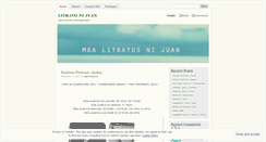Desktop Screenshot of litratonijuan.wordpress.com