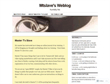 Tablet Screenshot of mtslave.wordpress.com