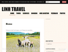 Tablet Screenshot of linhtravel.wordpress.com
