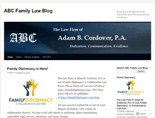 Tablet Screenshot of abcfamilyblog.wordpress.com