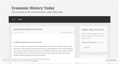 Desktop Screenshot of economichistorytoday.wordpress.com