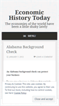 Mobile Screenshot of economichistorytoday.wordpress.com