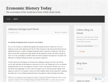 Tablet Screenshot of economichistorytoday.wordpress.com