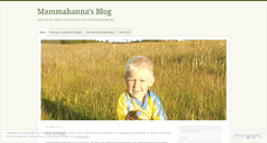 Desktop Screenshot of mammahanna.wordpress.com