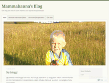 Tablet Screenshot of mammahanna.wordpress.com
