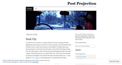 Desktop Screenshot of postprojection.wordpress.com