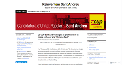 Desktop Screenshot of cupsantandreu.wordpress.com