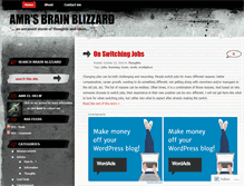 Tablet Screenshot of brainblizzard.wordpress.com