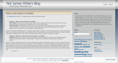 Desktop Screenshot of notjameswhite.wordpress.com