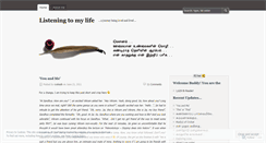 Desktop Screenshot of listening2life.wordpress.com