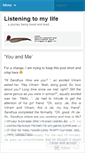 Mobile Screenshot of listening2life.wordpress.com