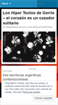 Mobile Screenshot of hipertextosantoinegerris.wordpress.com