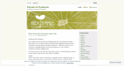 Desktop Screenshot of fieldstofamilies.wordpress.com