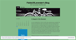 Desktop Screenshot of fieldsoflavender.wordpress.com