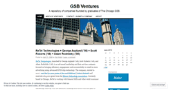 Desktop Screenshot of gsbventures.wordpress.com