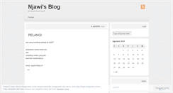 Desktop Screenshot of njawi.wordpress.com