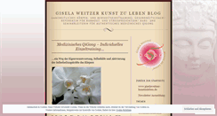 Desktop Screenshot of kunstzuleben.wordpress.com