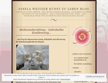 Tablet Screenshot of kunstzuleben.wordpress.com