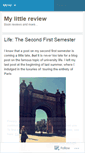 Mobile Screenshot of mylittlereview.wordpress.com