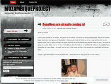 Tablet Screenshot of mozambiqueproject.wordpress.com