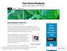 Tablet Screenshot of flatvision.wordpress.com