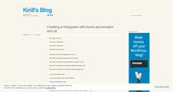 Desktop Screenshot of kirilligum.wordpress.com