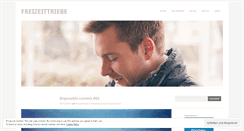 Desktop Screenshot of freizeittriebe.wordpress.com