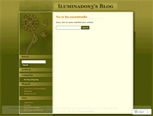 Tablet Screenshot of iluminados3.wordpress.com