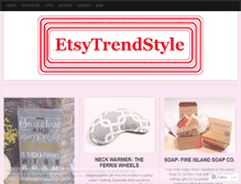 Tablet Screenshot of etsytrendstyle.wordpress.com