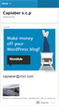 Mobile Screenshot of caplaber.wordpress.com