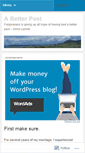 Mobile Screenshot of betterpast.wordpress.com
