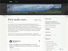 Tablet Screenshot of betterpast.wordpress.com