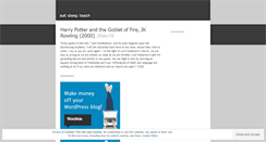Desktop Screenshot of eatsleepteach.wordpress.com