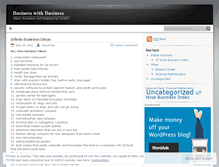 Tablet Screenshot of ideaofbusiness.wordpress.com