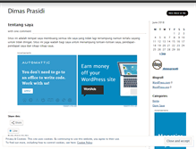 Tablet Screenshot of dimasprasidi.wordpress.com